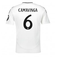 Camisa de time de futebol Real Madrid Eduardo Camavinga #6 Replicas 1º Equipamento 2024-25 Manga Curta